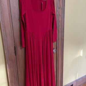 J. Crew Red Maxi Dress